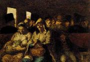 Honore  Daumier The Third-class Carriage china oil painting reproduction